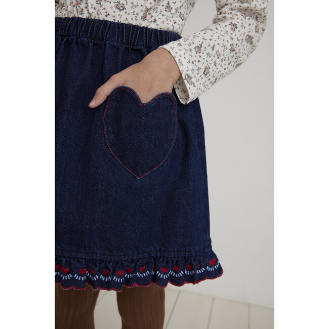 Tessa Skirt, Denim - Skirts - 2