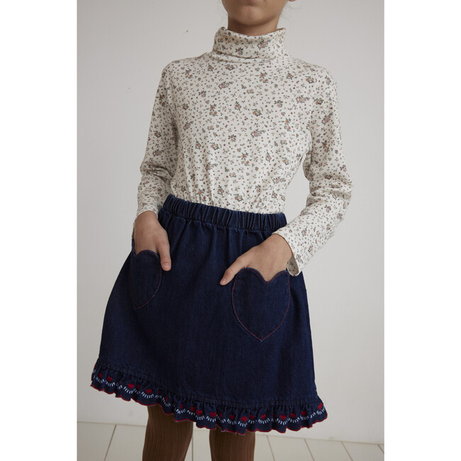 Tessa Skirt, Denim - Skirts - 3