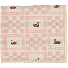 Swan Blanket, Swan Rose Patchwork - Blankets - 2