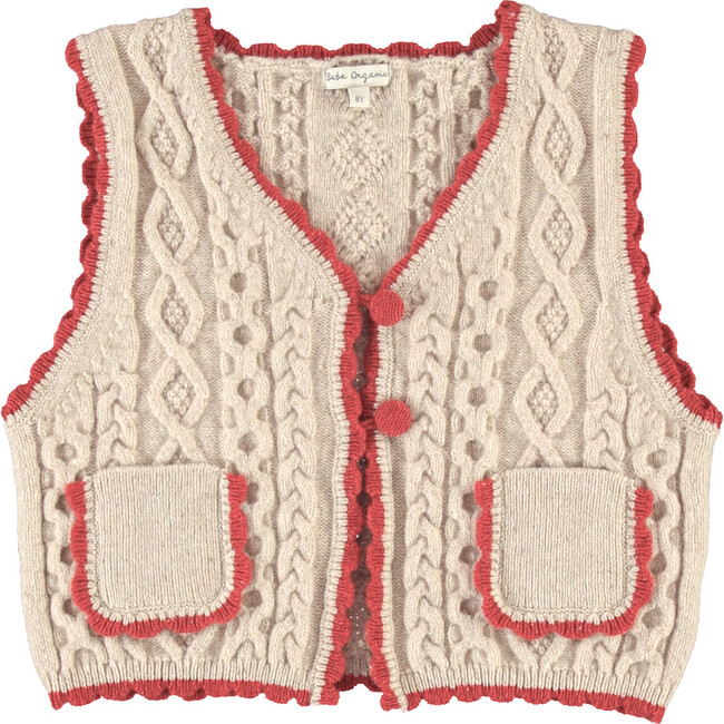 Sienna Vest, Natural Knit