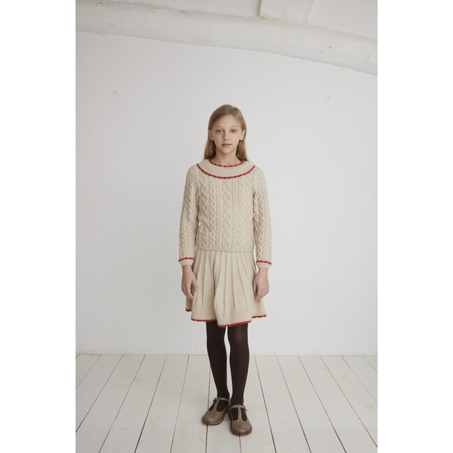Sienna Sweater, Natural Knit - Sweaters - 2