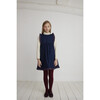 Tessa Apron Dress, Denim - Dresses - 4