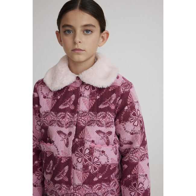 Nina Jacket, Rose Bandana - Jackets - 3