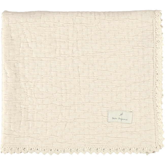Lumi Blanket, Chenille Natural