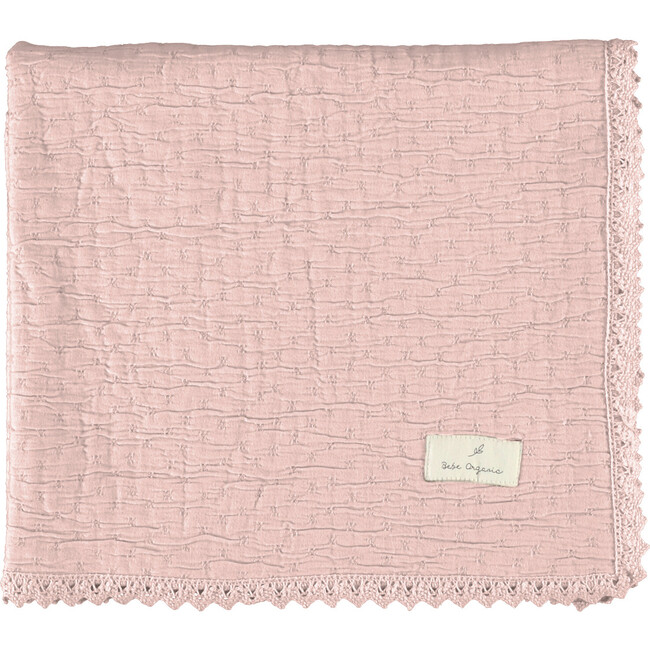 Lumi Blanket, Chenille Dusty Rose