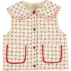 Lissy Vest, Geometric Roses - Vests - 1 - thumbnail