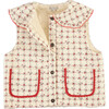 Lissy Vest, Geometric Roses - Vests - 2