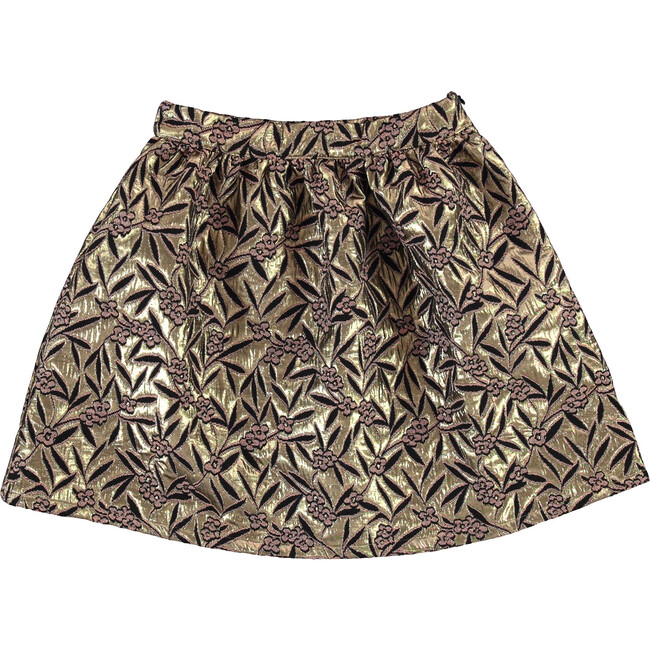 Isadora Skirt, Metallic Florals