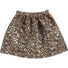 Isadora Skirt, Metallic Florals - Skirts - 1 - thumbnail