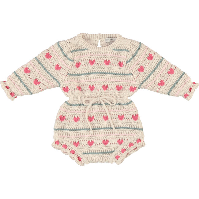Josie Romper, Heart Knit