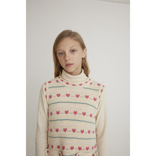 Josie Dress, Heart Knit - Dresses - 2