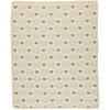 Heart Blanket, Heart Blue Patchwork - Blankets - 2