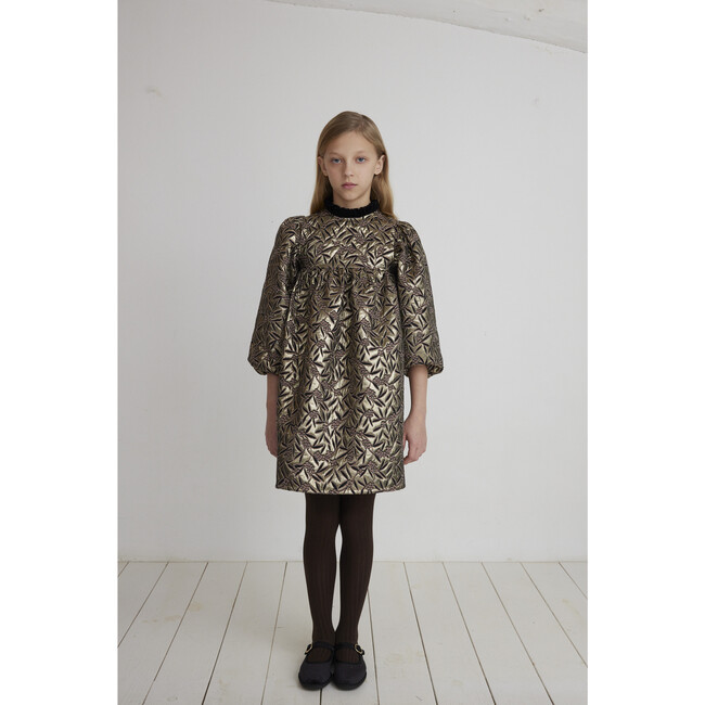 Isadora Dress, Metallic Florals - Dresses - 2