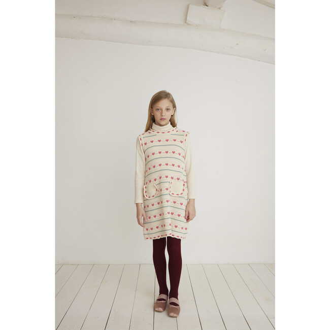 Josie Dress, Heart Knit - Dresses - 3