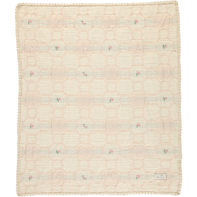 Cleo Blanket Vintage Wallpaper Floral