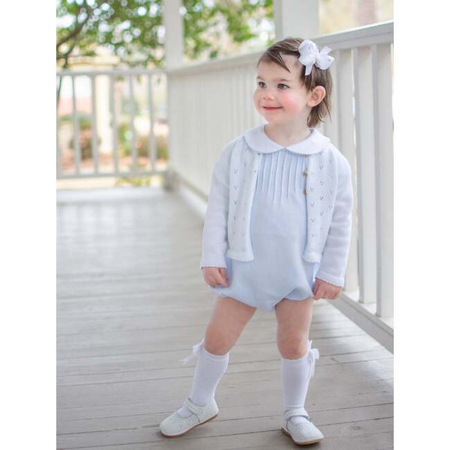 Special Knit Bubble, Light Blue - Rompers - 2