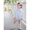 Special Knit Bubble, Light Blue - Rompers - 2