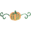 Classic Pumpkin Collared Pima Footie, White - Footie Pajamas - 4