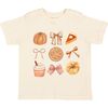 Thankful Cutie Thanksgiving Short Sleeve T-Shirt, Natural - T-Shirts - 1 - thumbnail
