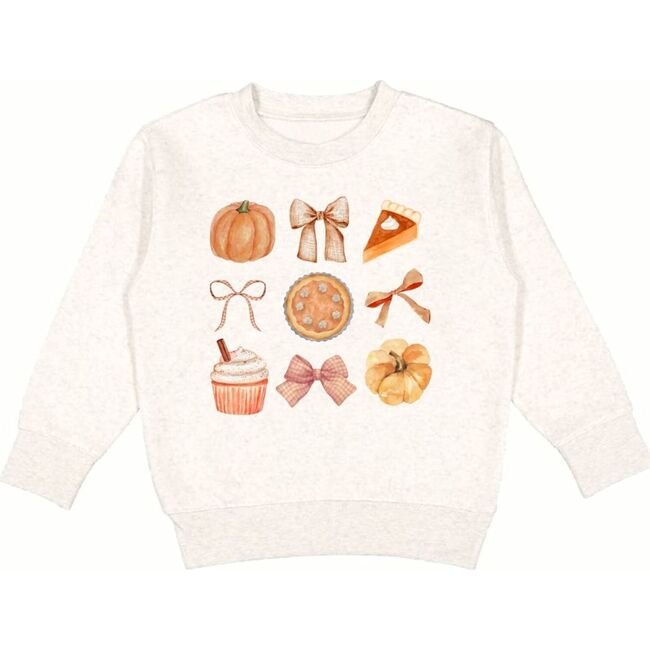 Thankful Cutie Thanksgiving Sweatshirt, Natural