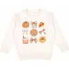 Thankful Cutie Thanksgiving Sweatshirt, Natural - Sweatshirts - 1 - thumbnail