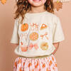Thankful Cutie Thanksgiving Short Sleeve T-Shirt, Natural - T-Shirts - 3