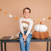 Thankful Patch Varsity Thanksgiving Patch Sweatshirt, Natural - Sweatshirts - 2