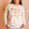 Thankful Thanksgiving Women's Sweatshirt, Natural - Sweatshirts - 3