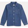 Denim Shirt, Blue - Button Downs - 1 - thumbnail