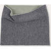 Cashmere Reversible Snood, Grey Green - Scarves - 1 - thumbnail