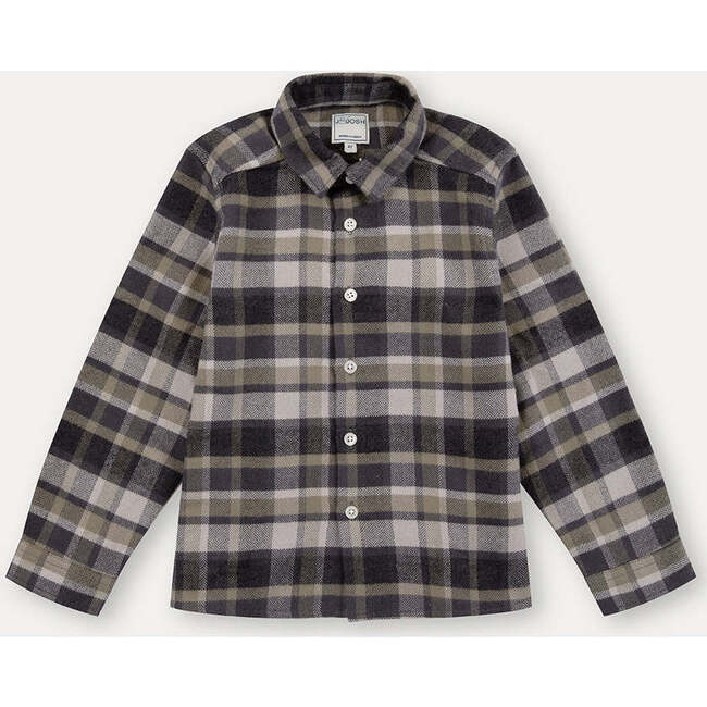 Checked Flannel Shirt, Green