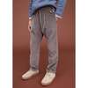Flannel Jogger Trousers, Nocciola - Pants - 2
