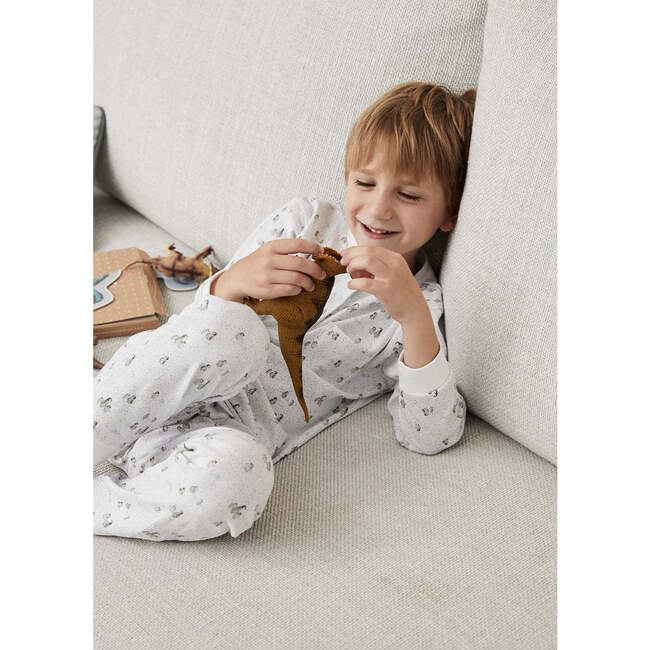 Pima Cotton Penguin, Off White - Pajamas - 5