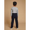 Flannel Jogger Trousers, Navy - Pants - 5