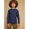 Long Sleeve T-shirt, Navy - T-Shirts - 2