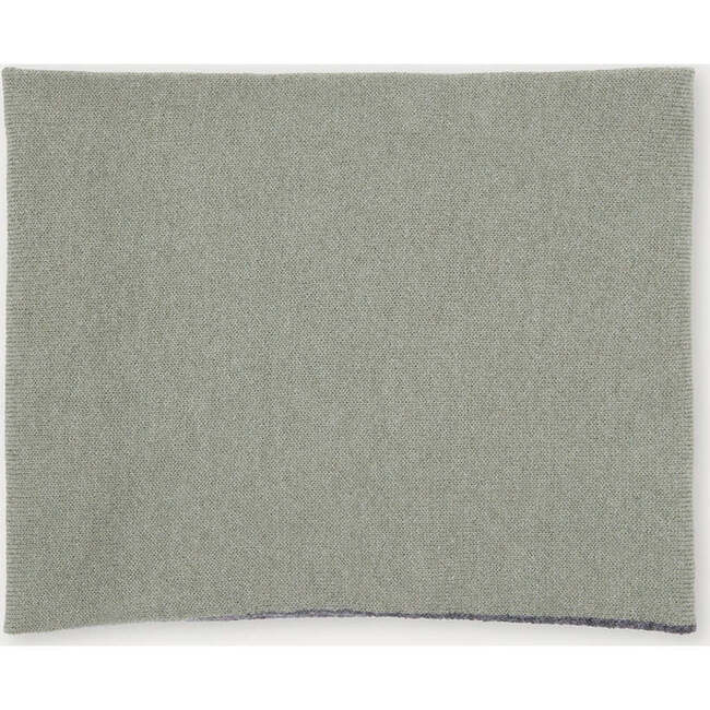 Cashmere Reversible Snood, Grey Green - Scarves - 4