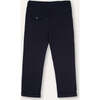 Flannel Jogger Trousers, Navy - Pants - 7