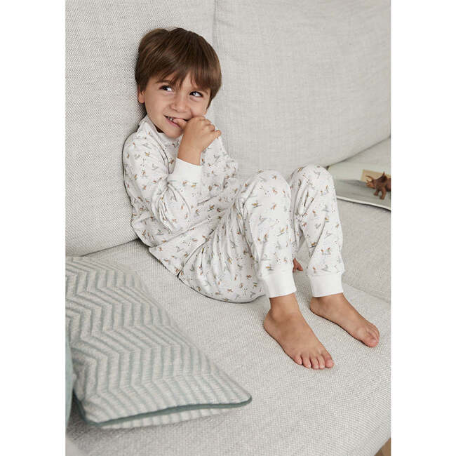 Pima Cotton Rabbit, Off White - Pajamas - 4