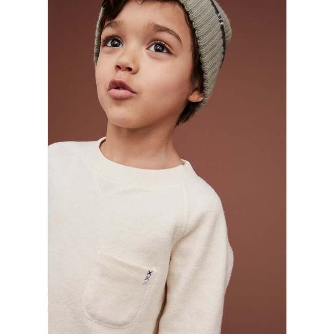 Inside Out Sweatshirt, Cream - Sweatshirts - 3