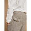 Flannel Jogger Trousers, Greige - Pants - 4