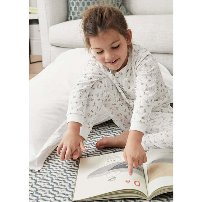 Pima Cotton Rabbit, Off White - Pajamas - 5