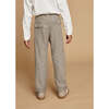 Flannel Jogger Trousers, Greige - Pants - 5