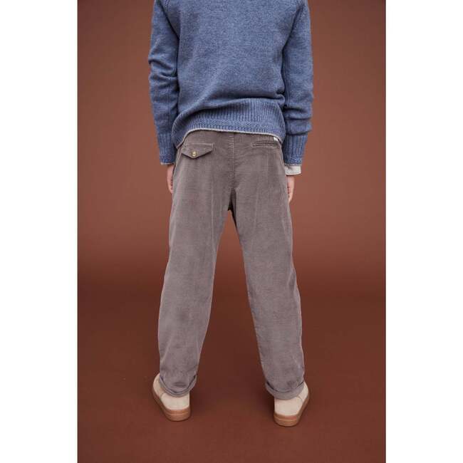 Flannel Jogger Trousers, Nocciola - Pants - 4