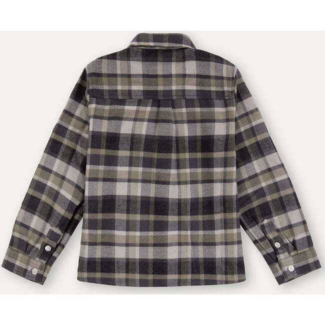 Checked Flannel Shirt, Green - Button Downs - 7