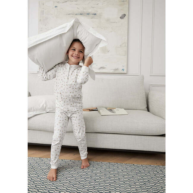 Pima Cotton Rabbit, Off White - Pajamas - 6
