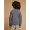 Merino Cashmere Zipped Bomber, Grey - Sweaters - 7 - thumbnail