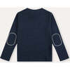 Long Sleeve T-shirt, Navy - T-Shirts - 7