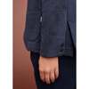 Knitted Blazer, Navy - Blazers & Sport Coats - 5