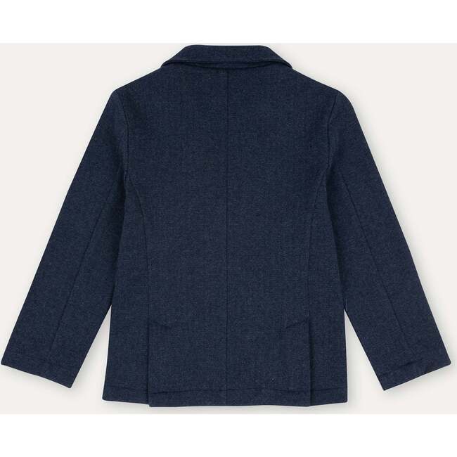 Knitted Blazer, Navy - Blazers & Sport Coats - 6