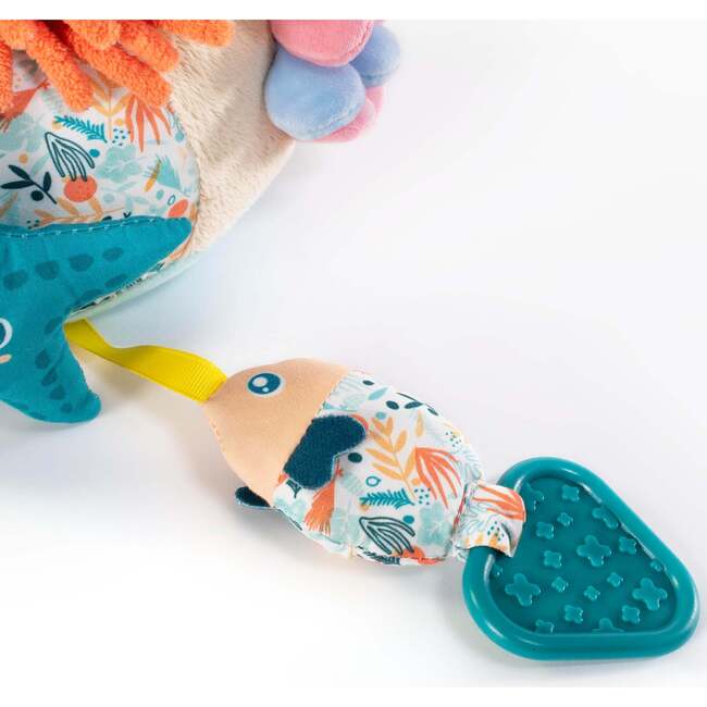 Sensorial Reef Plush Ocean Themed Baby Toy with Teething Elements - Developmental Toys - 4